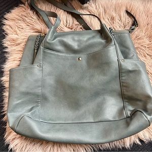 Large Green Tote Bag Purse